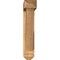 Ekena Millwork Traditional Arts and Crafts Smooth Bracket w/ Offset Brace, Western Red Cedar, 5 1/2"W x 28"D x 28"H BKT0604X28X28TRA03SWR - alternate 2
